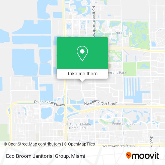 Mapa de Eco Broom Janitorial Group