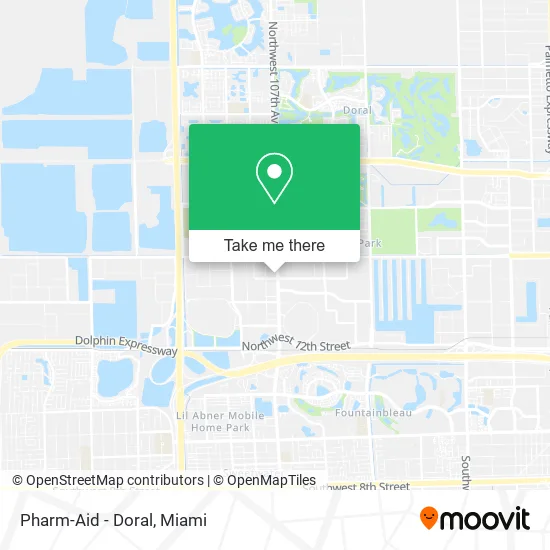 Pharm-Aid - Doral map