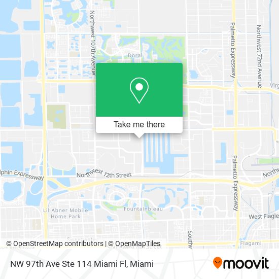 Mapa de NW 97th Ave Ste 114 Miami Fl