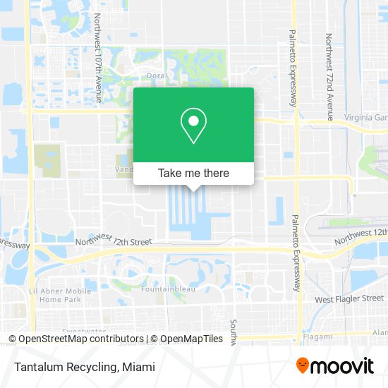 Tantalum Recycling map