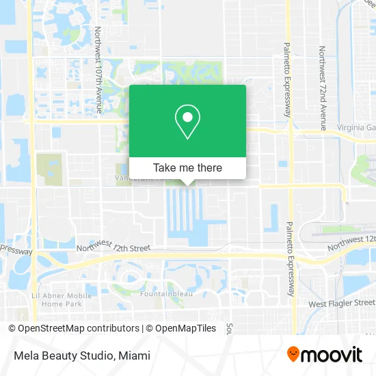 Mela Beauty Studio map