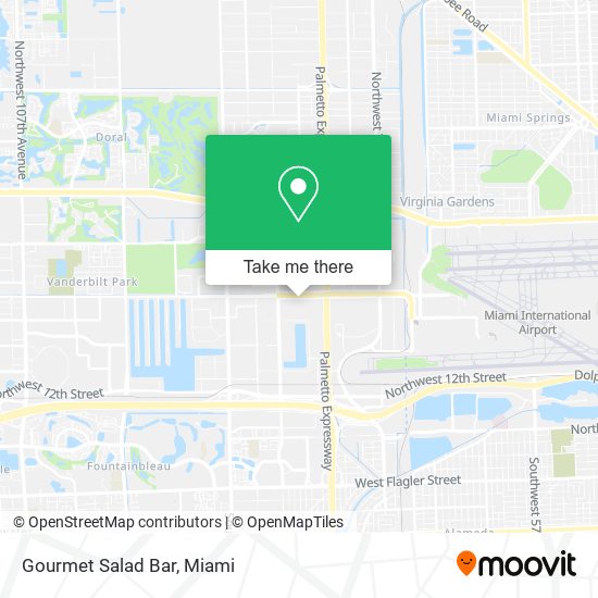 Mapa de Gourmet Salad Bar