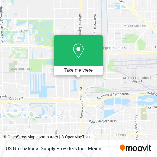 US Nternational Supply Providers Inc. map