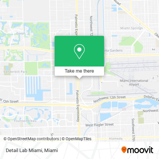 Detail Lab Miami map