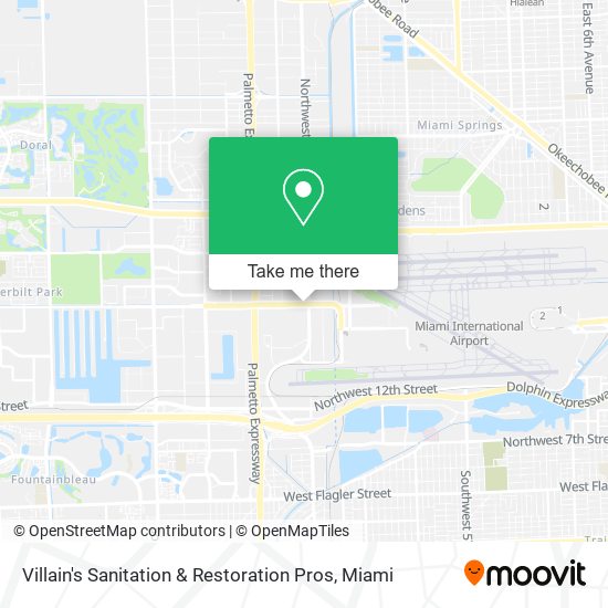 Villain's Sanitation & Restoration Pros map