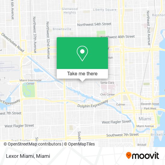 Lexor Miami map