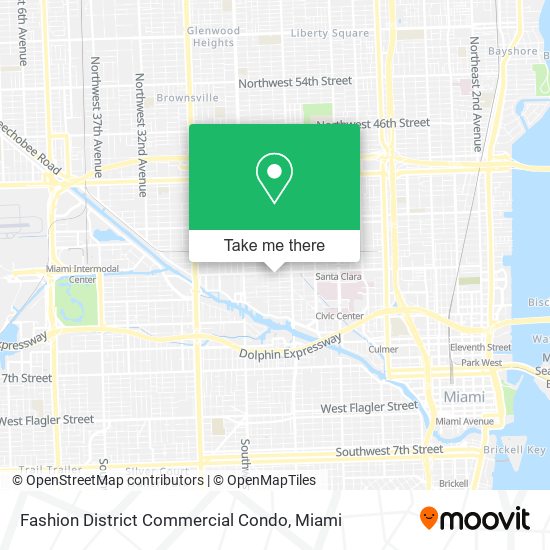 Fashion District Commercial Condo map