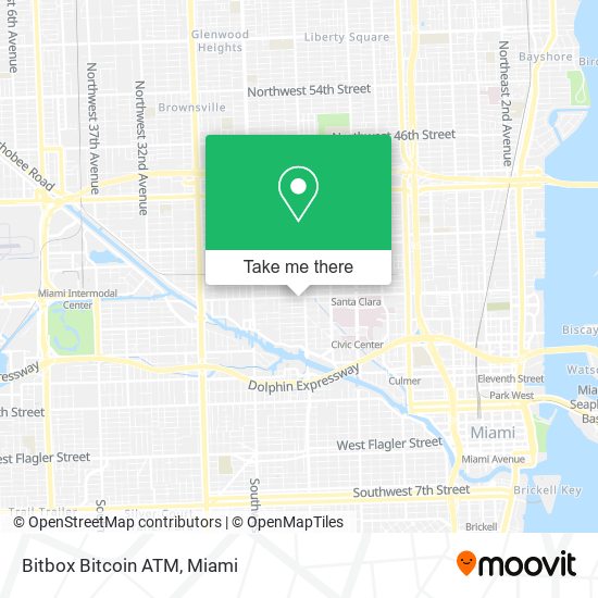 Mapa de Bitbox Bitcoin ATM