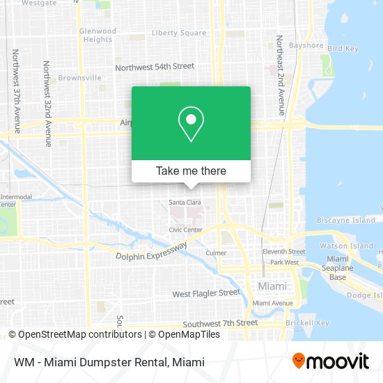 Mapa de WM - Miami Dumpster Rental
