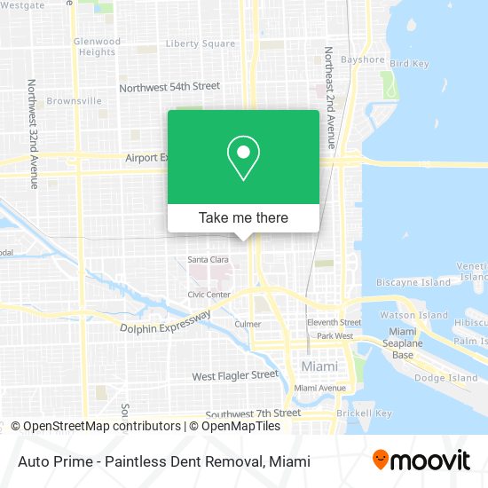Mapa de Auto Prime - Paintless Dent Removal