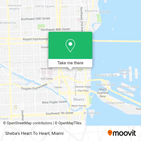 Sheba's Heart To Heart map