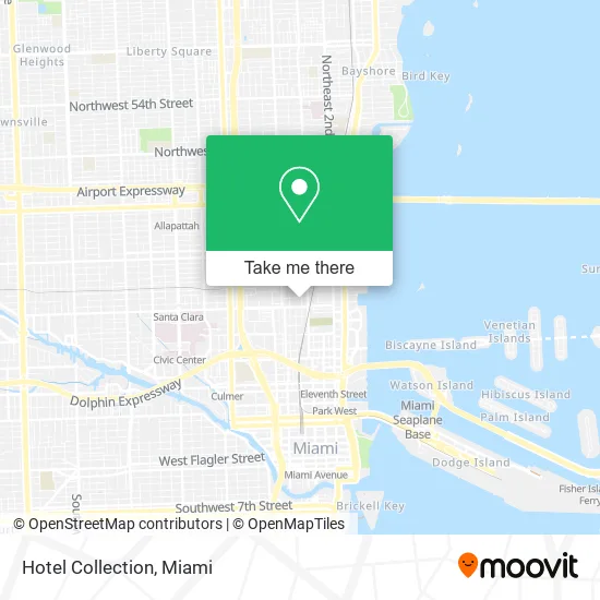 Hotel Collection map