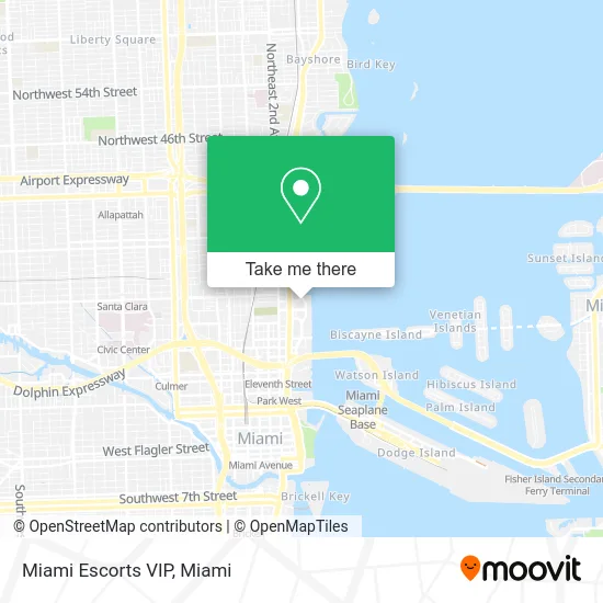 Miami Escorts VIP map