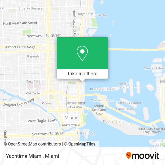 Yachtime Miami map