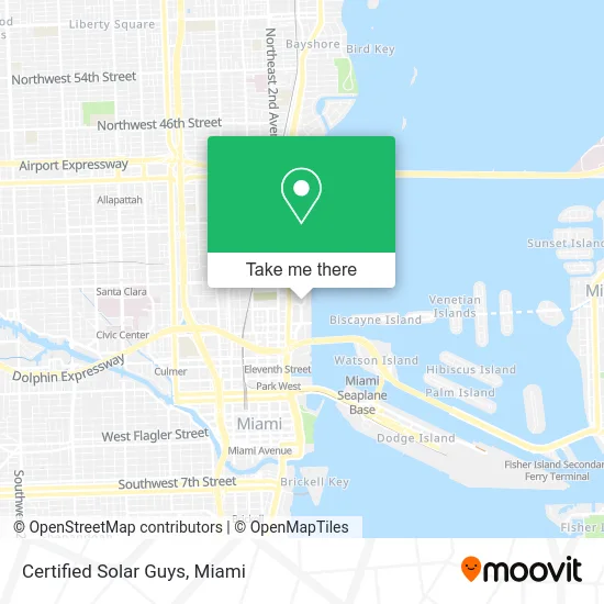 Certified Solar Guys map
