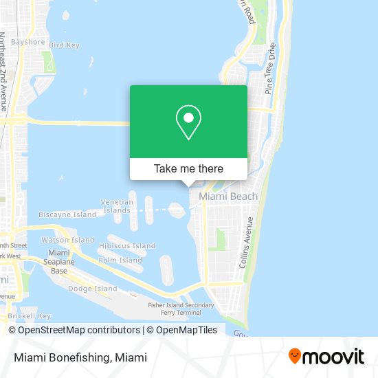 Mapa de Miami Bonefishing