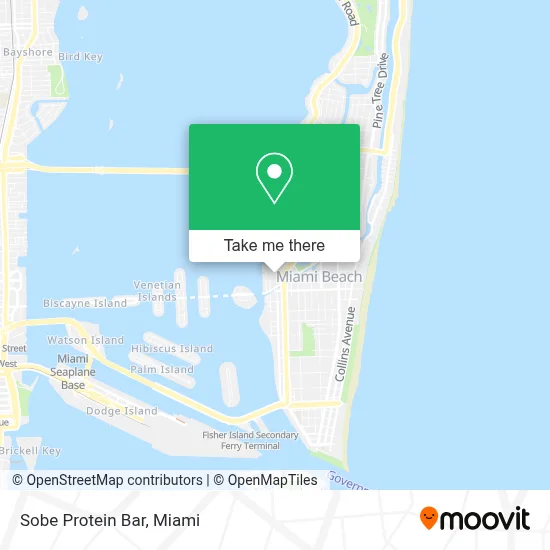 Sobe Protein Bar map