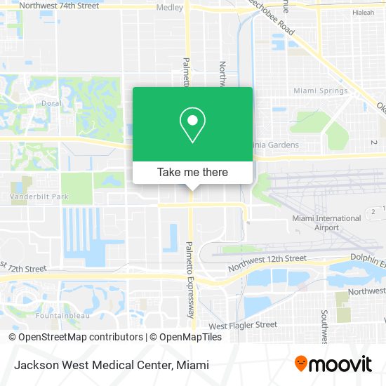 Jackson West Medical Center map
