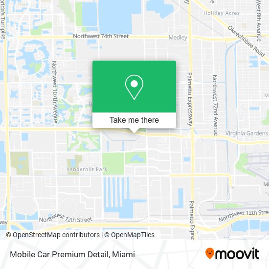 Mapa de Mobile Car Premium Detail