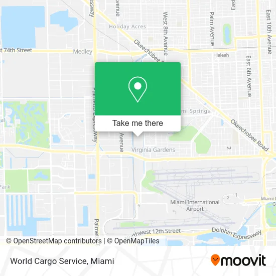 World Cargo Service map