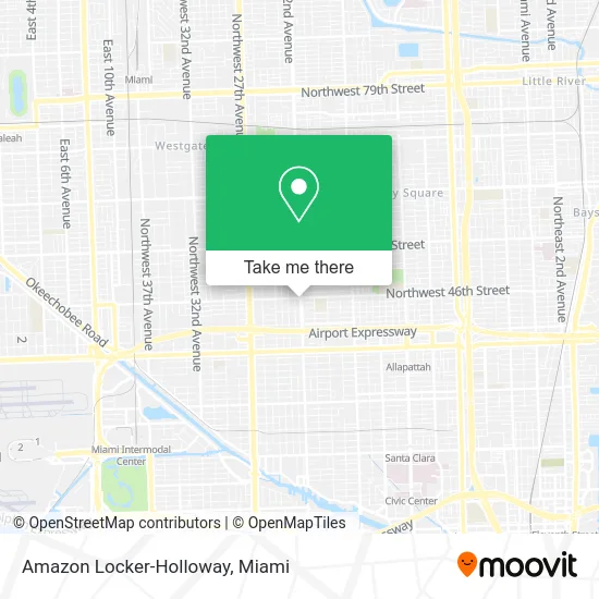 Amazon Locker-Holloway map