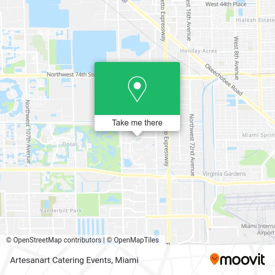 Artesanart Catering Events map