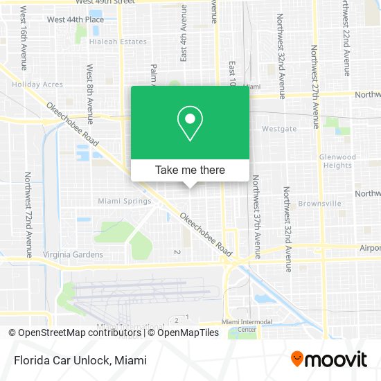Mapa de Florida Car Unlock