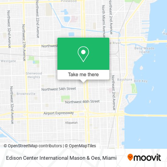 Mapa de Edison Center International Mason & Oes