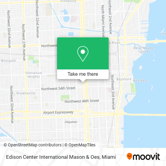 Edison Center International Mason & Oes map