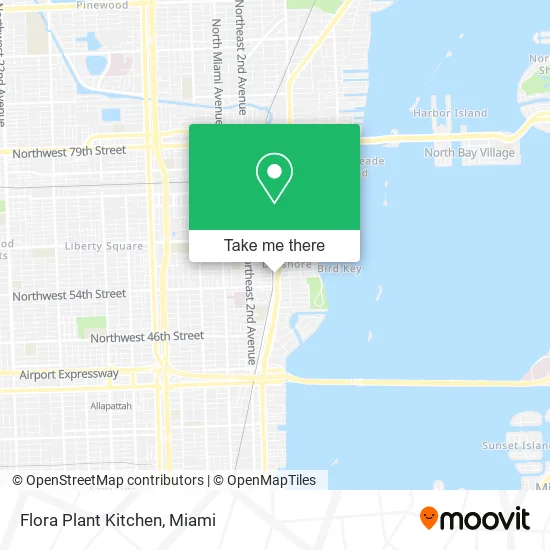 Flora Plant Kitchen map