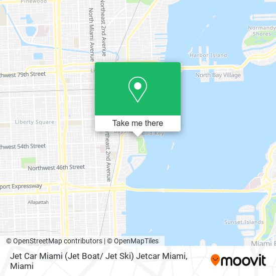 Jet Car Miami (Jet Boat/ Jet Ski) Jetcar Miami map