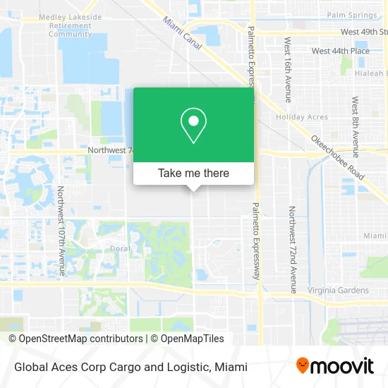 Global Aces Corp Cargo and Logistic map
