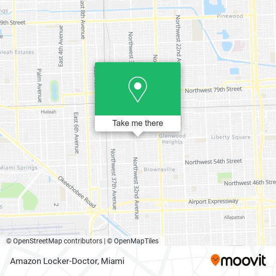Amazon Locker-Doctor map