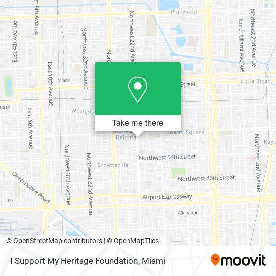Mapa de I Support My Heritage Foundation