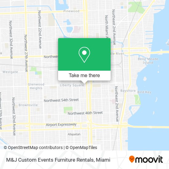 M&J Custom Events Furniture Rentals map