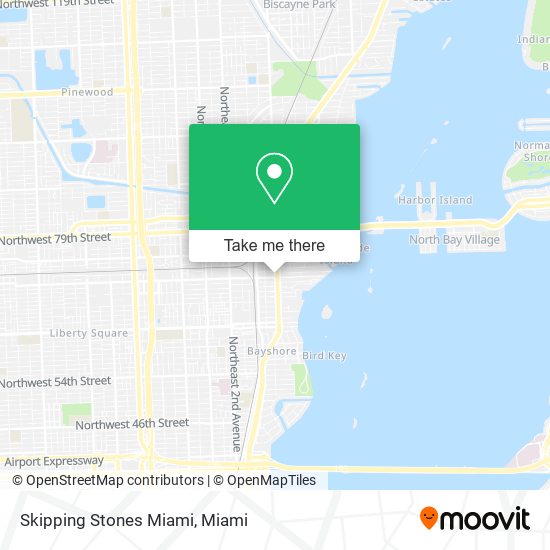 Skipping Stones Miami map