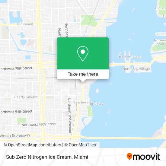 Sub Zero Nitrogen Ice Cream map