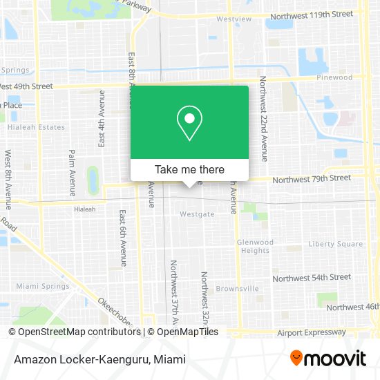 Mapa de Amazon Locker-Kaenguru