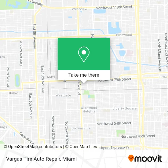 Vargas Tire Auto Repair map