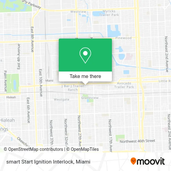 smart Start Ignition Interlock map
