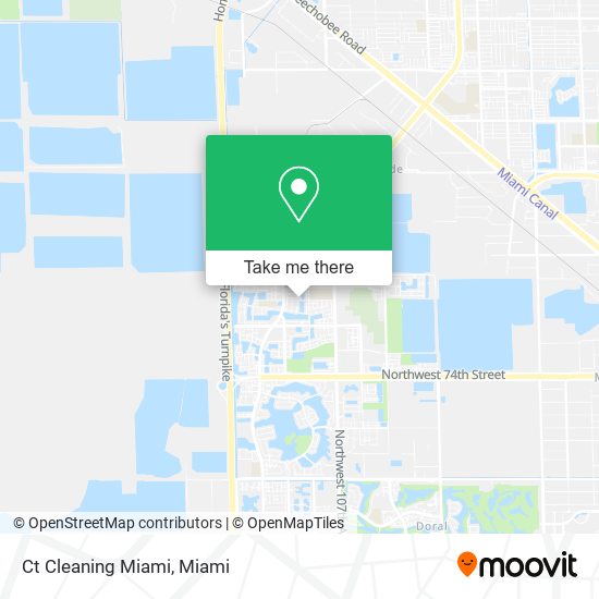 Mapa de Ct Cleaning Miami