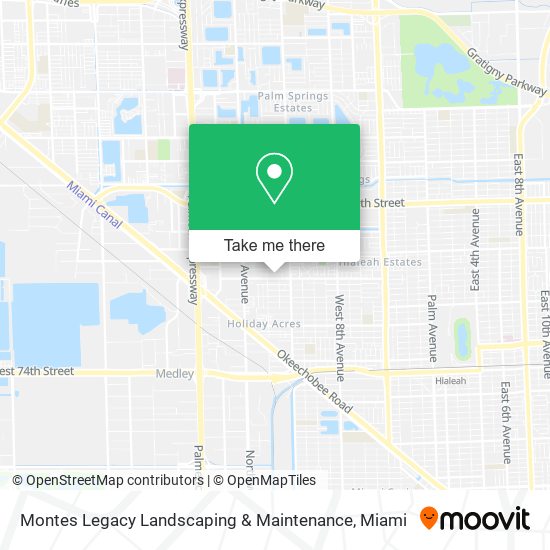 Montes Legacy Landscaping & Maintenance map