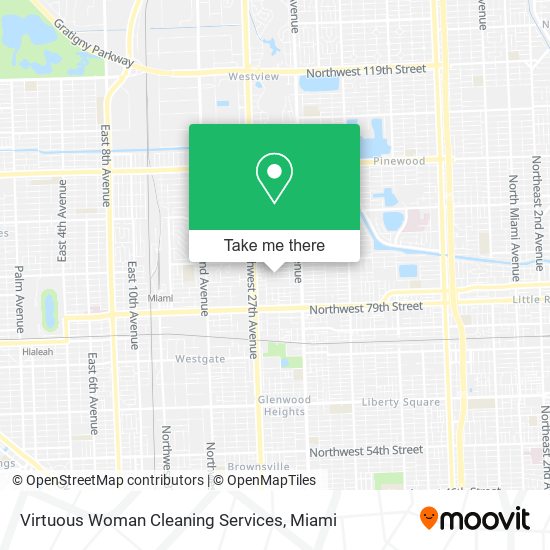 Virtuous Woman Cleaning Services map