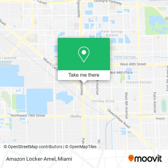 Amazon Locker-Amel map