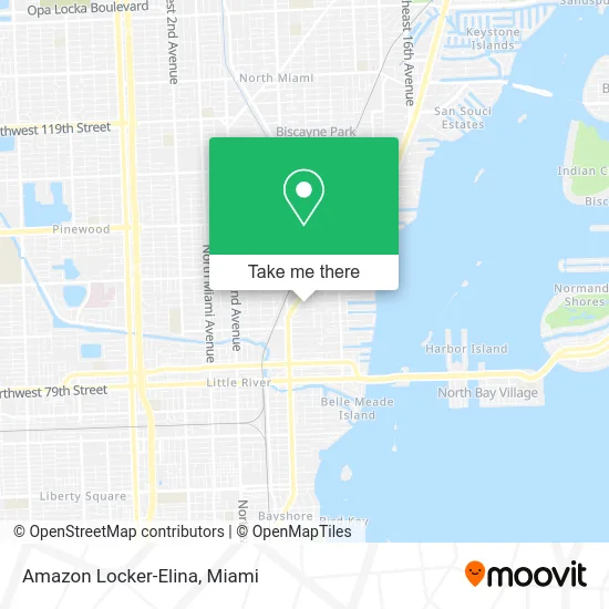 Amazon Locker-Elina map