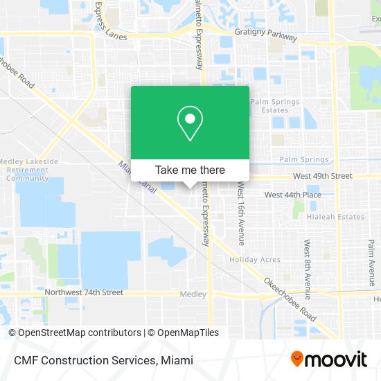 CMF Construction Services map