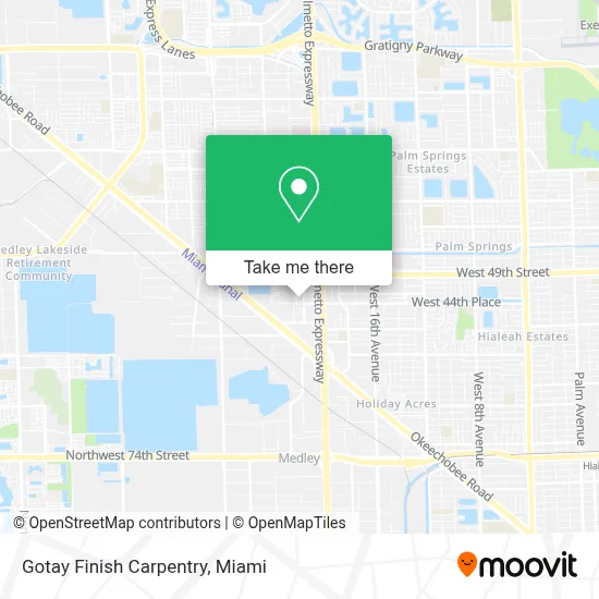 Gotay Finish Carpentry map