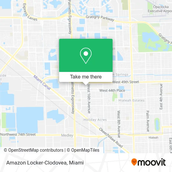 Amazon Locker-Clodovea map