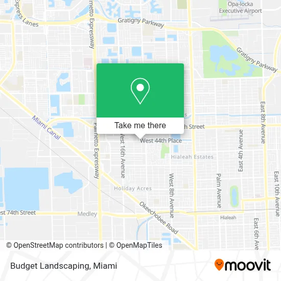 Budget Landscaping map