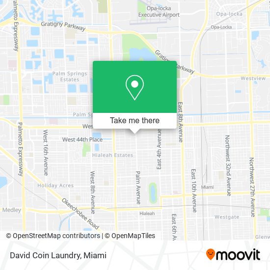 Mapa de David Coin Laundry